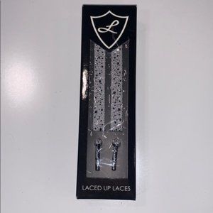 'Laced up Laces' Custom Shoelaces (Grey/MintGreen)